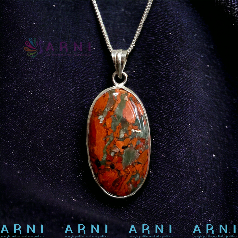 Colgante Jaspe Rojo